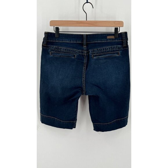 Kut from the Kloth Mid Rise Bermuda Shorts Wide Hem Size 8 - Picture 8 of 13